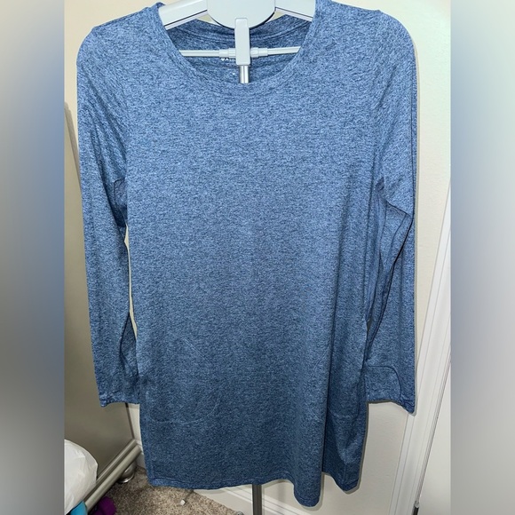 Athleta Dresses & Skirts - Athleta Heather Blue Uptempo Dress